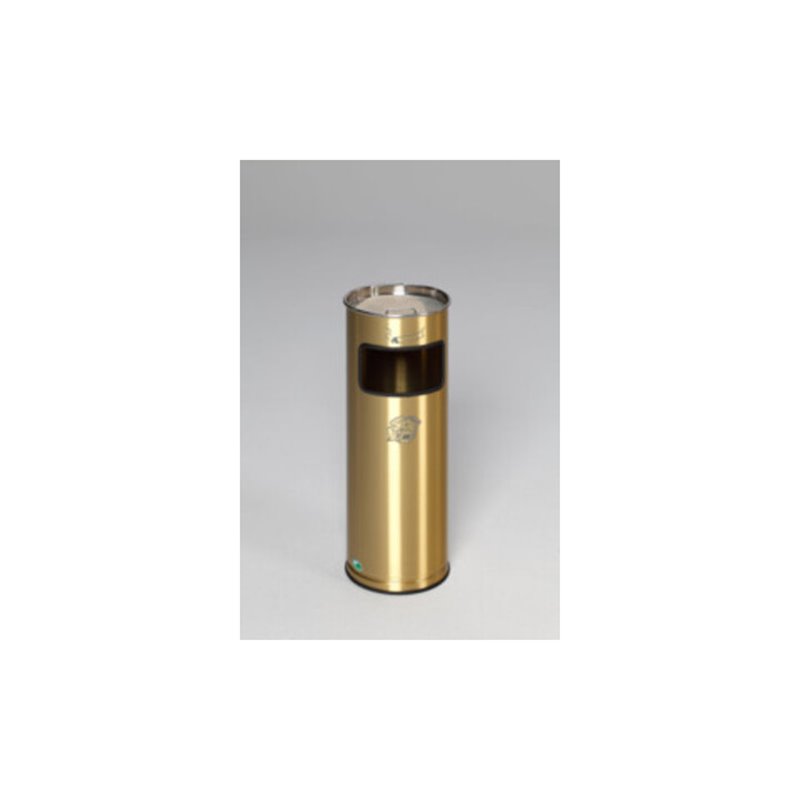 VAR Messing-Ausführung: Abfallsammler/Ascher H 66 MS/VA Edelstahl 16,7 l