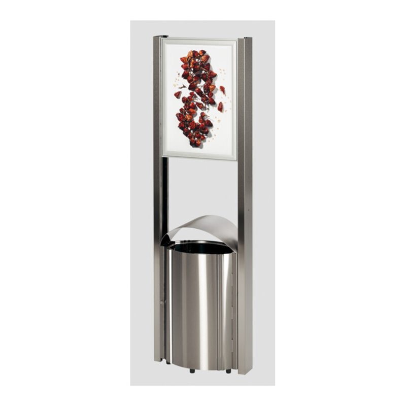 VAR Standgerät AG 78 mit Werbeflächen Edelstahl 50 l