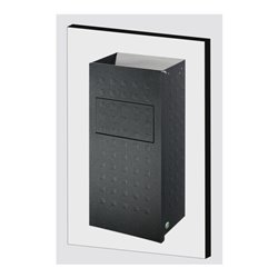 VAR Wandascher WH 62 Alu eloxiert antik-silber 2 l/16 l