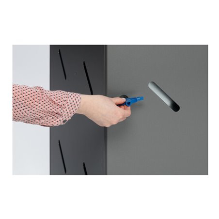 VAR Wertstoffsammelstation WS 58 4-Fach 200 l eisenglimmer 200 l