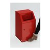VAR Putzwollkasten PWK 45 mit Pedal selbstlöschend rot 43 l