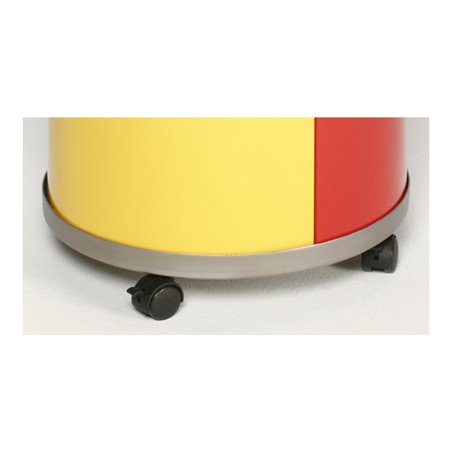 VAR Rollensatz für Wertstoffstation 3-fach 4 Lenkbremsrollen