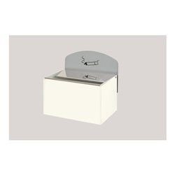 VAR Wandascher WH 13 mit Schild weiß 0,8 l