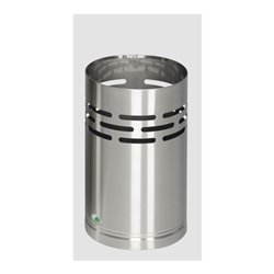VAR Papierkorb H 38 Edelstahl 14 l