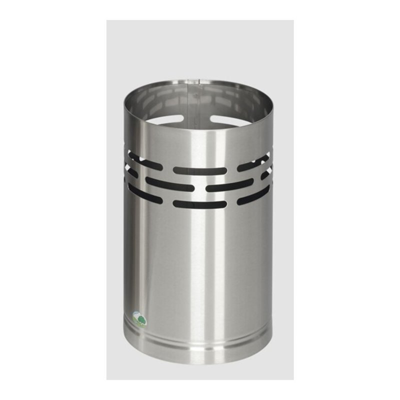 VAR Papierkorb H 38 Edelstahl 14 l