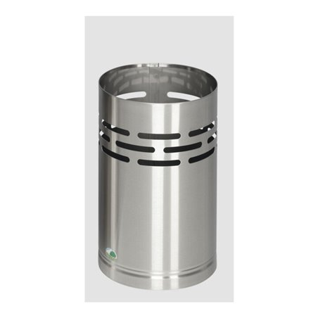 VAR Papierkorb H 38 Edelstahl 14 l