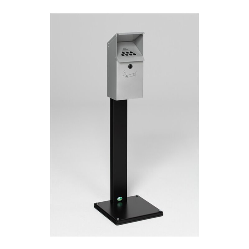 VAR Wandascher WH 41 mit Standfuß silber 3,7 l