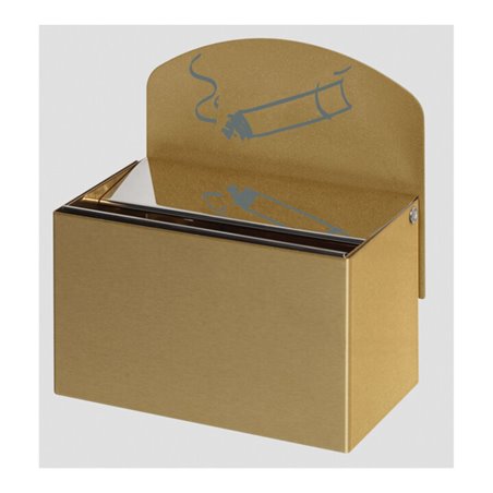 VAR Messing-Ausführung: Wandascher WH 13 Aschereinsatz Stahlblech verz. 0,8 l