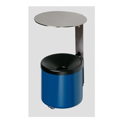 VAR Wandascher WH 16 mit Dach VA enzianblau 2,4 l