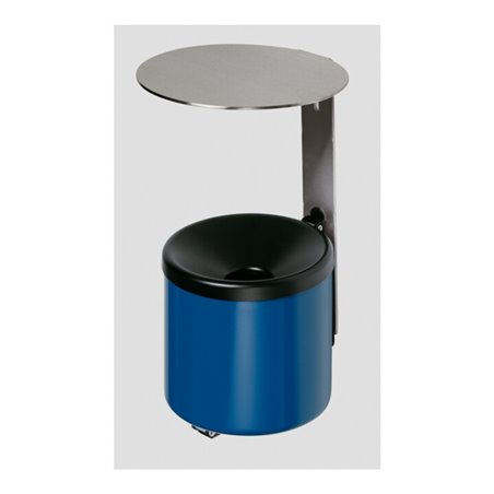 VAR Wandascher WH 16 mit Dach VA enzianblau 2,4 l