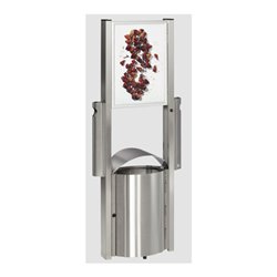 VAR Standgerät AG 78 mit Werbeflächen 50 l/Ascher 3,5 l