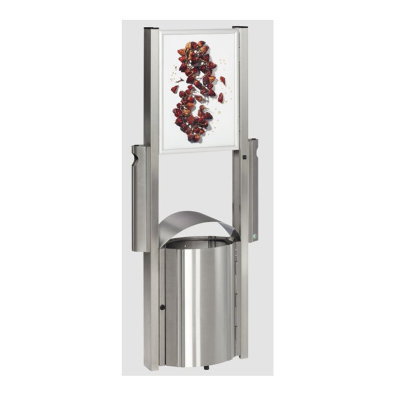 VAR Standgerät AG 78 mit Werbeflächen 50 l/Ascher 3,5 l