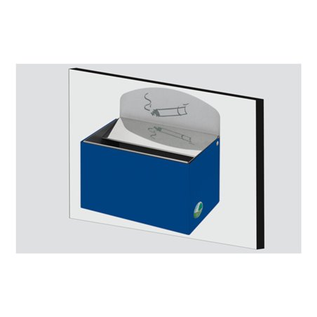 VAR Wandascher WH 13 mit Schild enzianblau 0,8 l