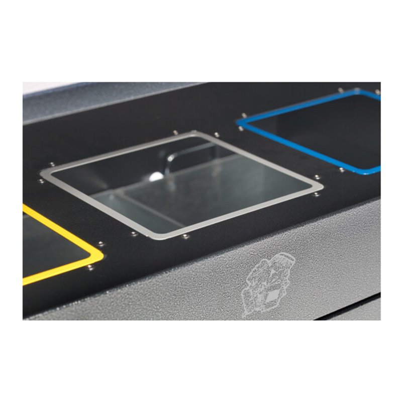 VAR Wertstoffsammelstation WS 89 3-Fach 300 l antik-silber 300 l