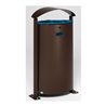 VAR Abfallsammler E 03 deep-brown 90 l