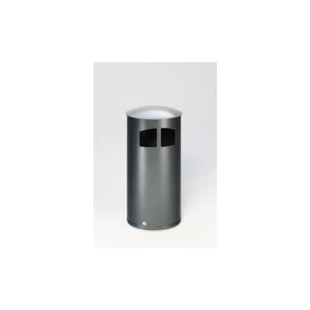 VAR Abfallsammler D 44 mit Deckel silber inkl. Inneneinsatz 86 l