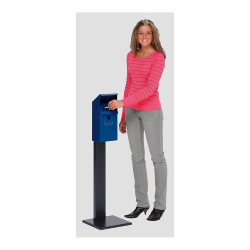 VAR Wandascher WH 41 mit Standfuß enzianblau 3,7 l