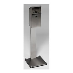 VAR Wandascher WH 41 Edelstahl mit Standfuß 3,7 l