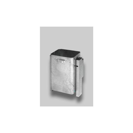 VAR Abfallsammler Typ AG 08 zur Wand- oder Rohrbefestigung feuerverzinkt 40 l
