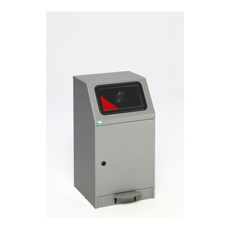 VAR Wertstoffsammelgerät WSG 45 mit Pedal, selbstlöschend