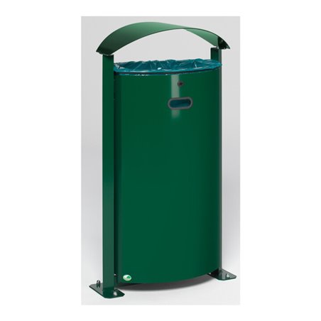 VAR Abfallsammler E 03 moosgrün 90 l