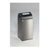 VAR Wertstoffsammelgerät WSG 55 R Korpus und Einwurfklappe Edelstahl Kopfteil antik-silber 60 l