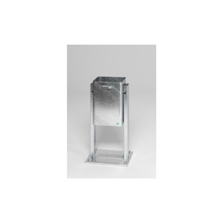 VAR Abfallsammler Typ AG 08 mit Bodenplatte feuerverzinkt 40 l