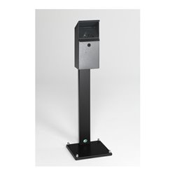 VAR Wandascher WH 41 mit Standfuß antiksilber 3,7 l