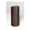 VAR Abfallsammler 120 ltr. mit Einflügeltür mit Doppelbart-Schloss, deep-brown
