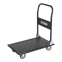 STIER Plattformwagen klappbar Tragkraft 150kg Plattform 735x470mm