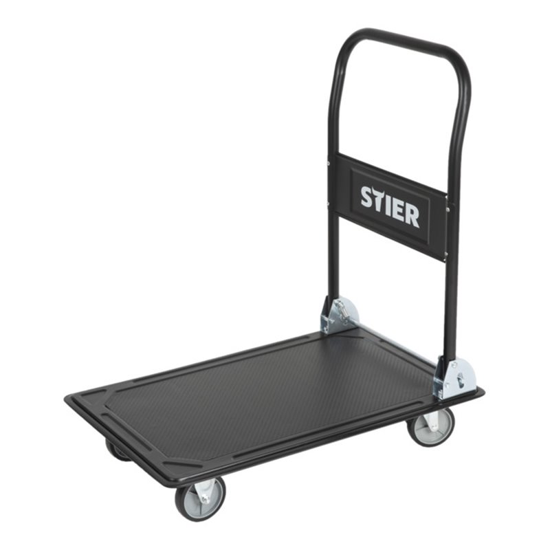 STIER Plattformwagen klappbar Tragkraft 150kg Plattform 735x470mm
