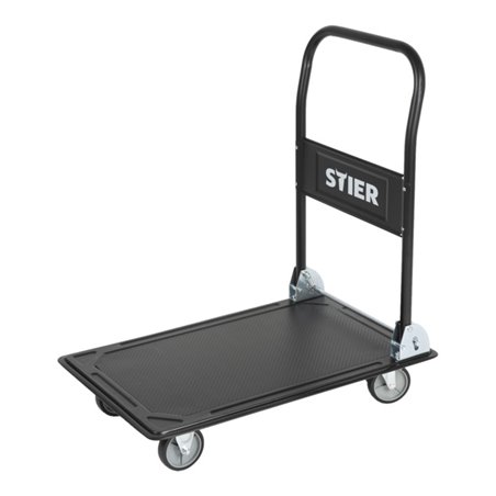 STIER Plattformwagen klappbar Tragkraft 150kg Plattform 735x470mm