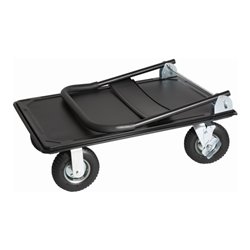 STIER Plattformwagen klappbar Tragkraft 300kg mit Luftbereifung