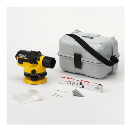 STABILA Optisches Nivellier OLS 26 6-teiliges Set