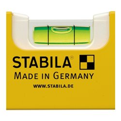 STABILA Torpedo-Wasserwaage Type 70 TMW 26 cm mit Magnetsystem und drehbarer Winkel-Libelle