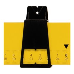 STABILA Wasserwaage Type 70 MAS 80 cm mit Markierschiebern und Skalenaufdruck