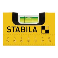 STABILA Wasserwaage Type 70 MAS 80 cm mit Markierschiebern und Skalenaufdruck