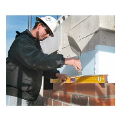 STABILA Wasserwaage Type 196-2 K 122 cm mit schlagfestem Klopfschutz