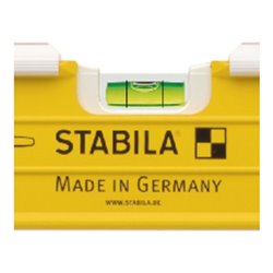 STABILA Wasserwaage Type 196-2 K 122 cm mit schlagfestem Klopfschutz