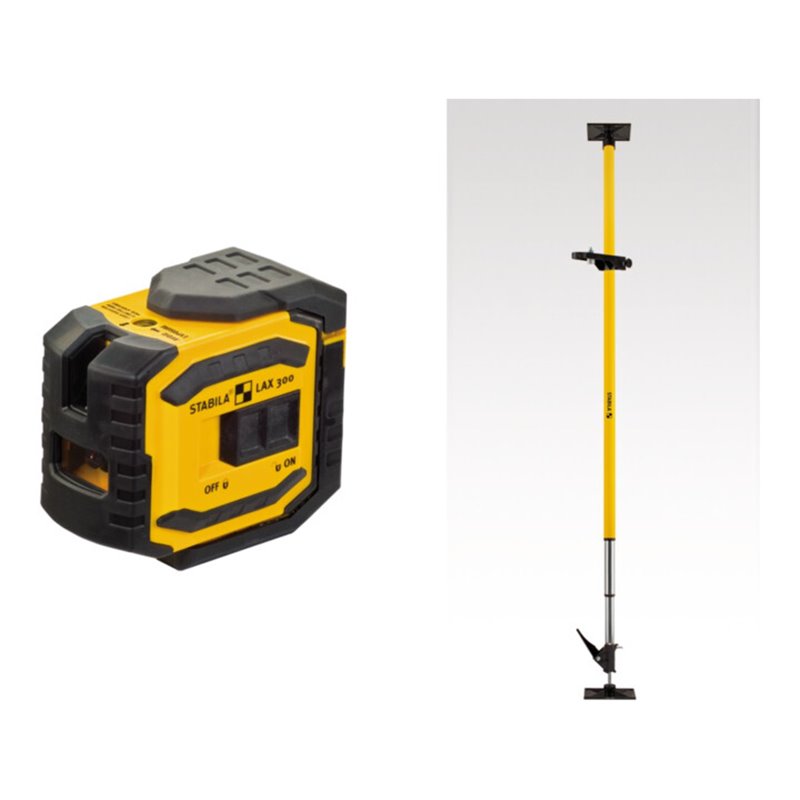 STABILA Kreuzlinien-Lot-Laser LAX 300 5-teiliges Set