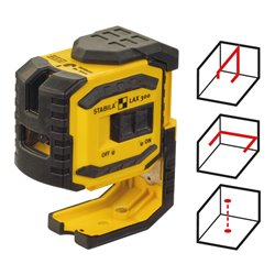 STABILA Kreuzlinien-Lot-Laser LAX 300 5-teiliges Set