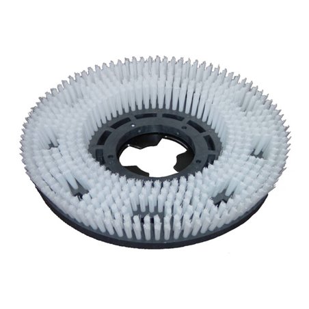 Roll Schrubbürste 400mm weiß hart