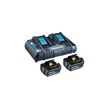 Makita Power Source Kit Li 18,0V 5Ah inkl. Doppelladegerät