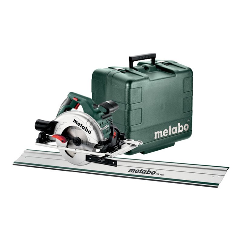 Metabo Handkreissäge KS 55 FS Set mit Führungsschiene FS 160 Kunststoffkoffer