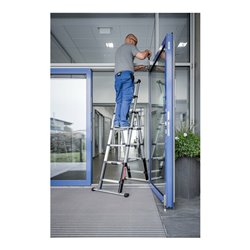 MUNK Teleskop-Kombileiter (Combi Line) 5+2 Stufen