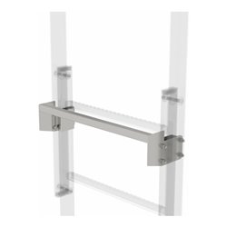 MUNK Ausstiegstritt Edelstahl Spaltmaß 100mm