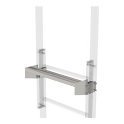 MUNK Ausstiegstritt Edelstahl Spaltmaß 150mm