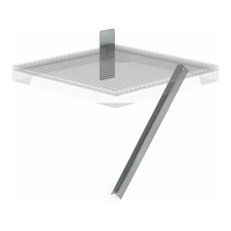 MUNK Flanschplatte& Strebe 800mm