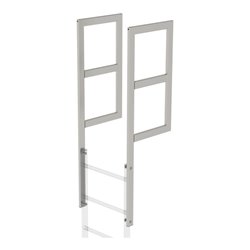 MUNK Ausstiegholm mit Geländeransatz, Edelstahl