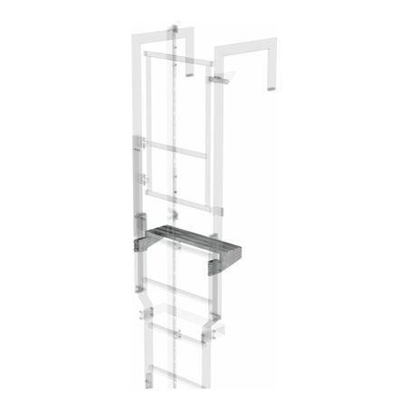 MUNK Ausstiegstritt Sicherungstüre Stahl verz